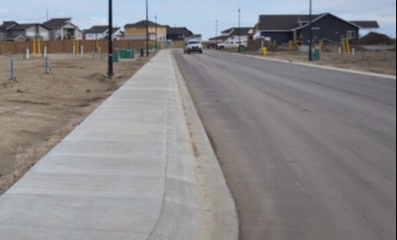 Road and Sidewalk